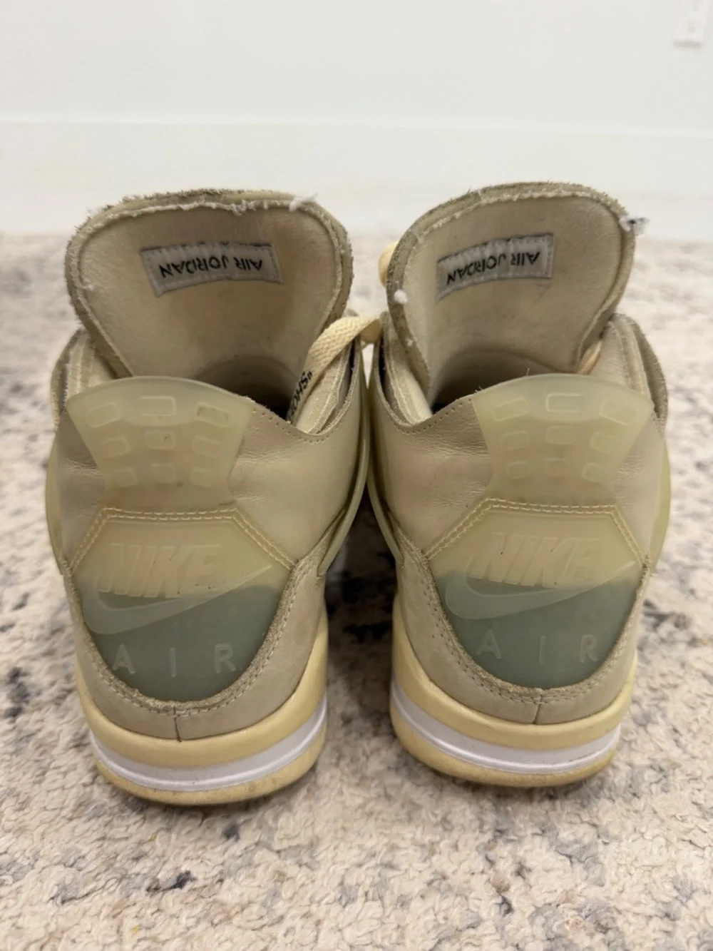 Jordan 4 OFF WHITE sails